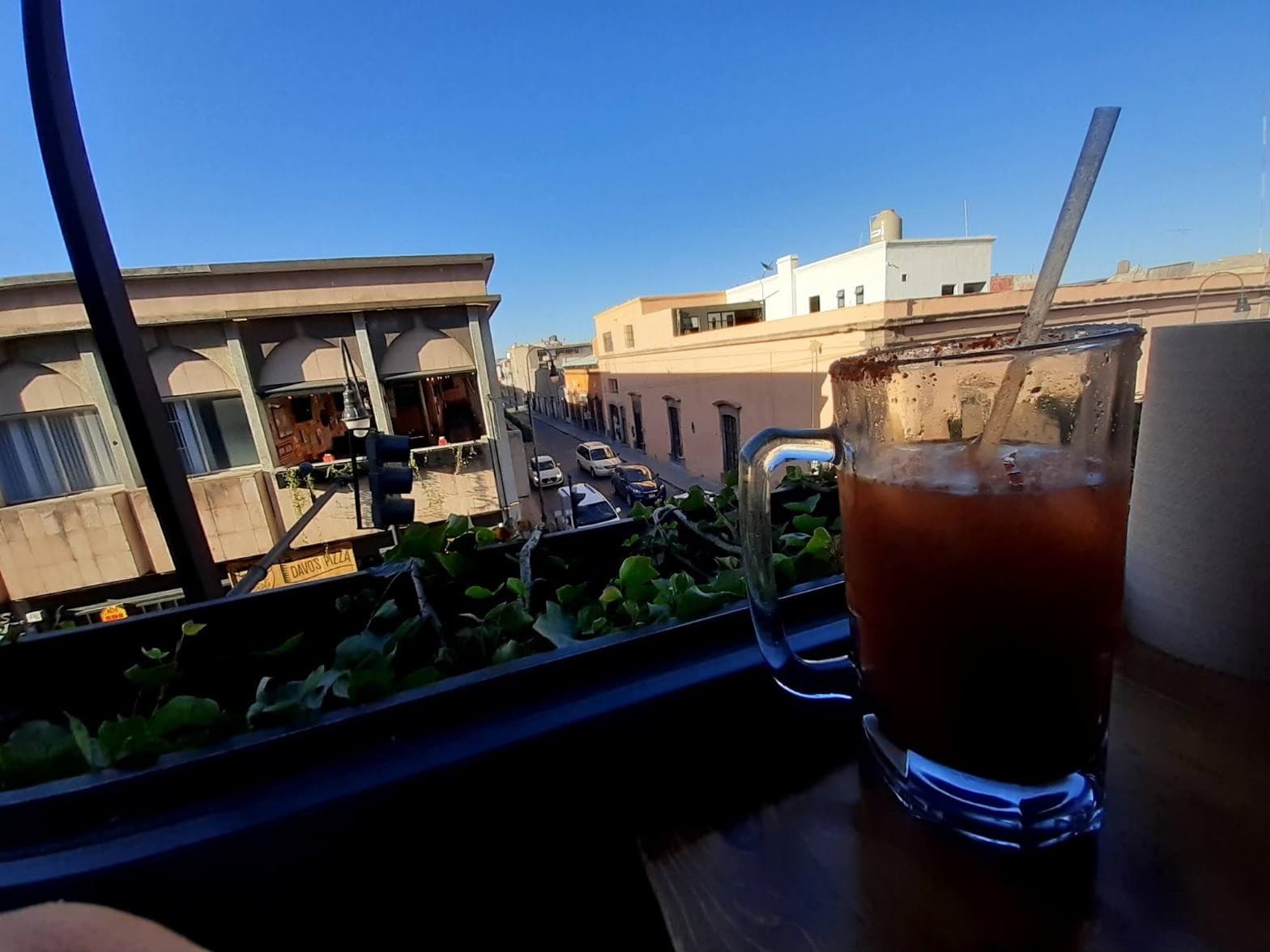 Vista desde la terraza del Centro sobre Álvaro Obregón